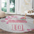 Custom Rugby Japan Round Carpet The Champion Brave Blossoms White Color - Wonder Print Shop