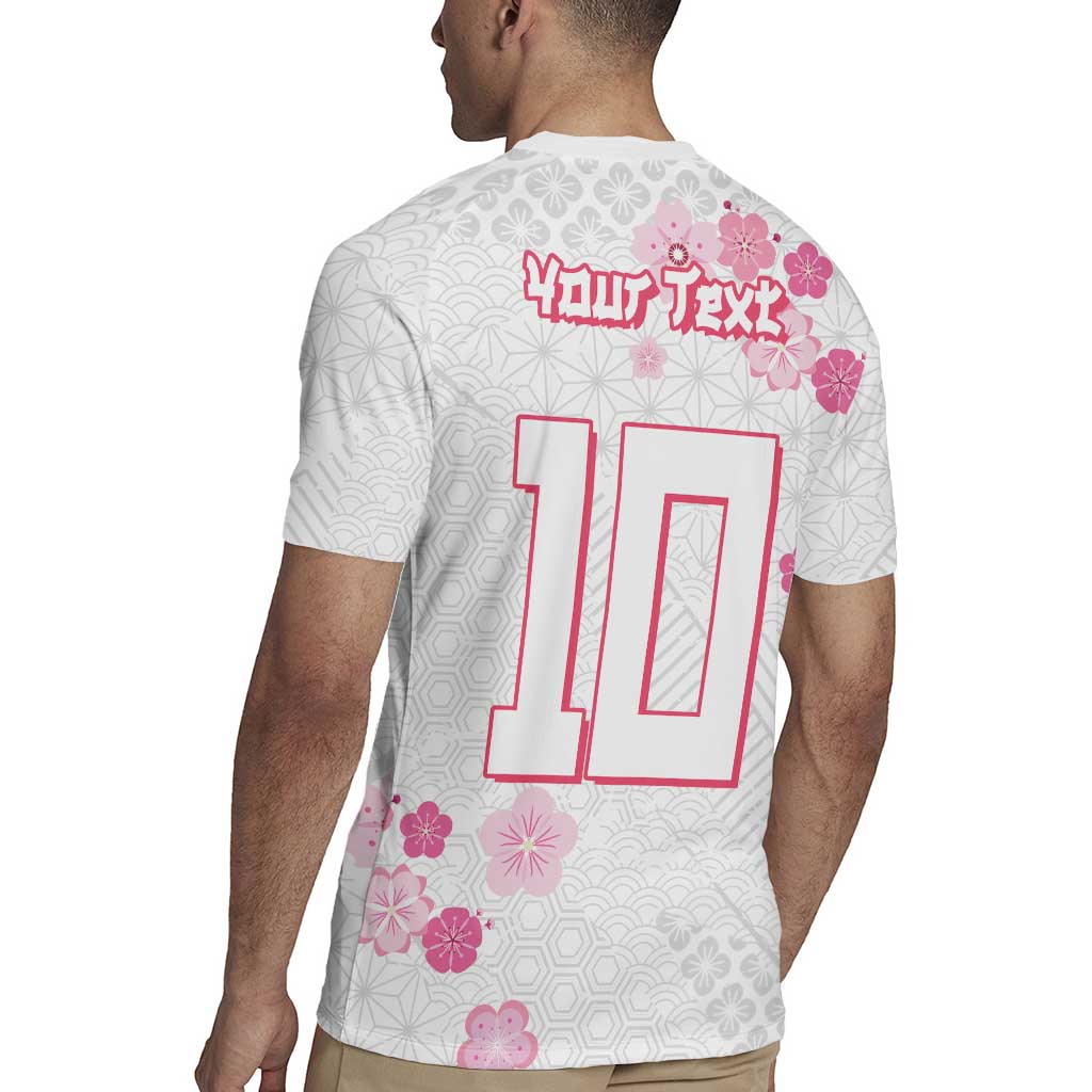 Custom Rugby Japan Rugby Jersey The Champion Brave Blossoms White Color - Wonder Print Shop