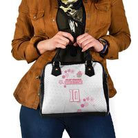 Custom Rugby Japan Shoulder Handbag The Champion Brave Blossoms White Color - Wonder Print Shop