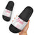 Custom Rugby Japan Slide Sandals The Champion Brave Blossoms White Color - Wonder Print Shop