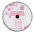 Custom Rugby Japan Spare Tire Cover The Champion Brave Blossoms White Color - Wonder Print Shop