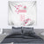 Custom Rugby Japan Tapestry The Champion Brave Blossoms White Color - Wonder Print Shop