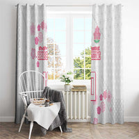 Custom Rugby Japan Window Curtain The Champion Brave Blossoms White Color - Wonder Print Shop