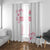 Custom Rugby Japan Window Curtain The Champion Brave Blossoms White Color - Wonder Print Shop