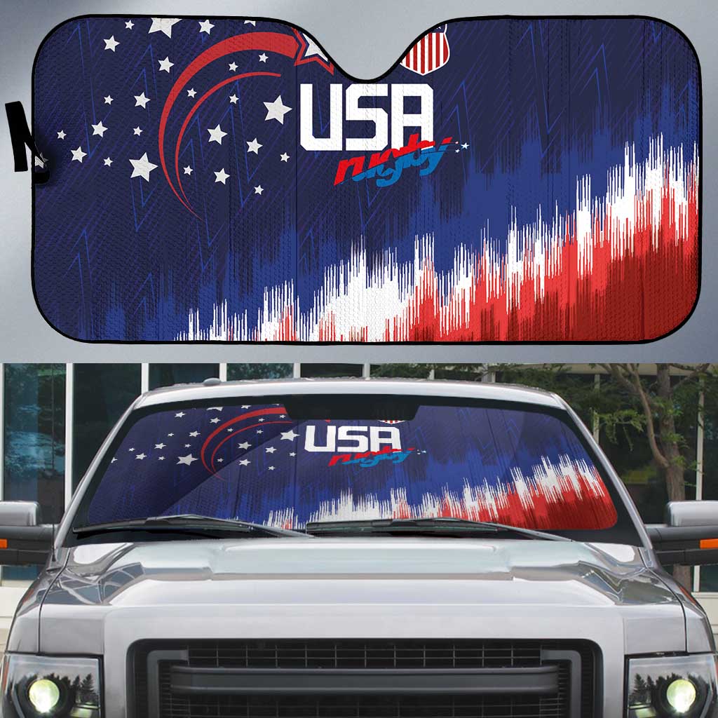 Rugby USA Auto Sun Shade American Icon - Wonder Print Shop