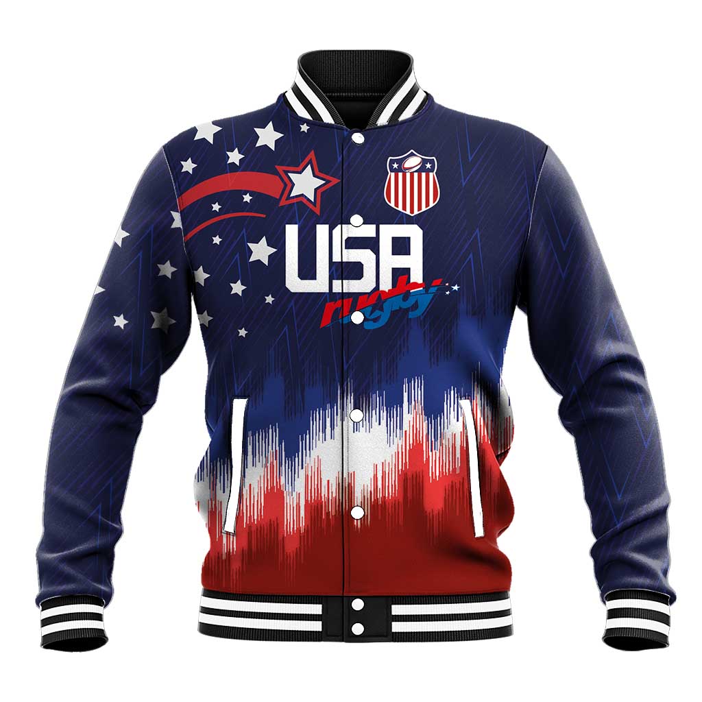 Custom Rugby USA Baseball Jacket American Icon - Wonder Print Shop