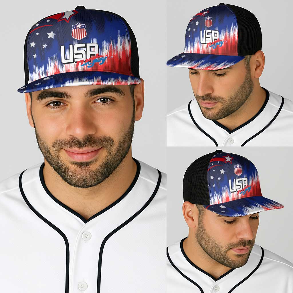 Rugby USA Baseball Net Cap American Icon - Wonder Print Shop