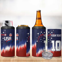 Custom Rugby USA 4 in 1 Can Cooler Tumbler American Icon - Wonder Print Shop