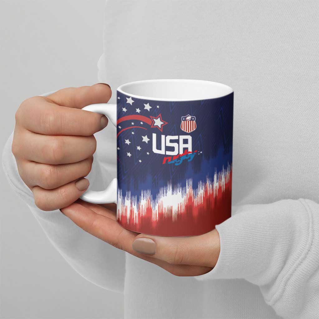 Custom Rugby USA Ceramic Mug American Icon - Wonder Print Shop