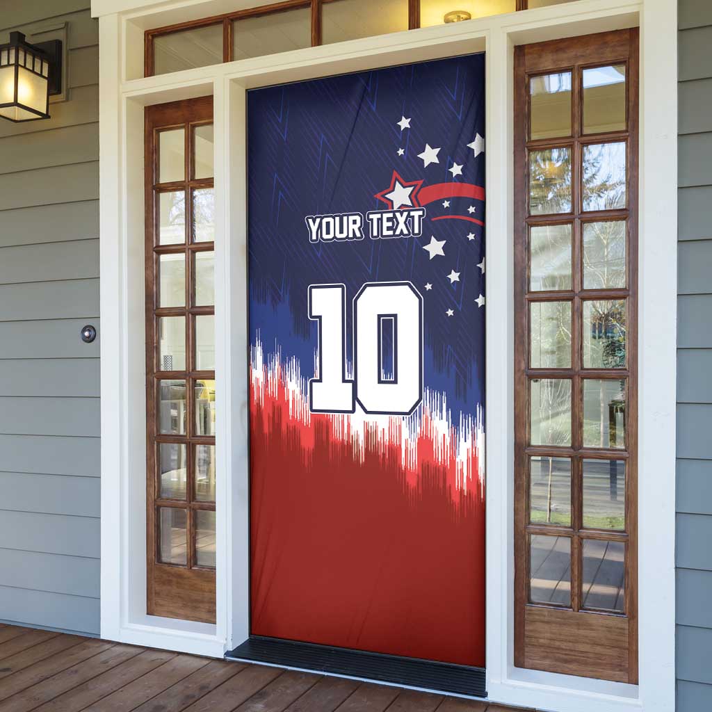 Custom Rugby USA Door Cover American Icon - Wonder Print Shop