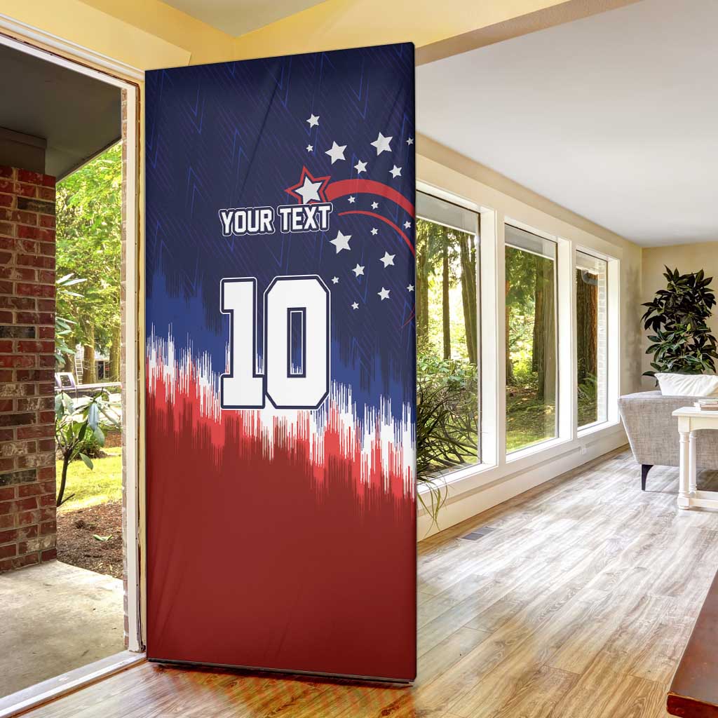 Custom Rugby USA Door Cover American Icon - Wonder Print Shop