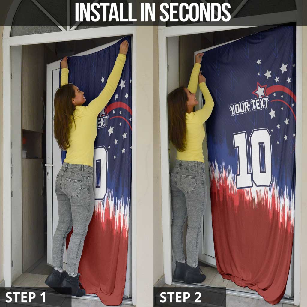 Custom Rugby USA Door Cover American Icon - Wonder Print Shop