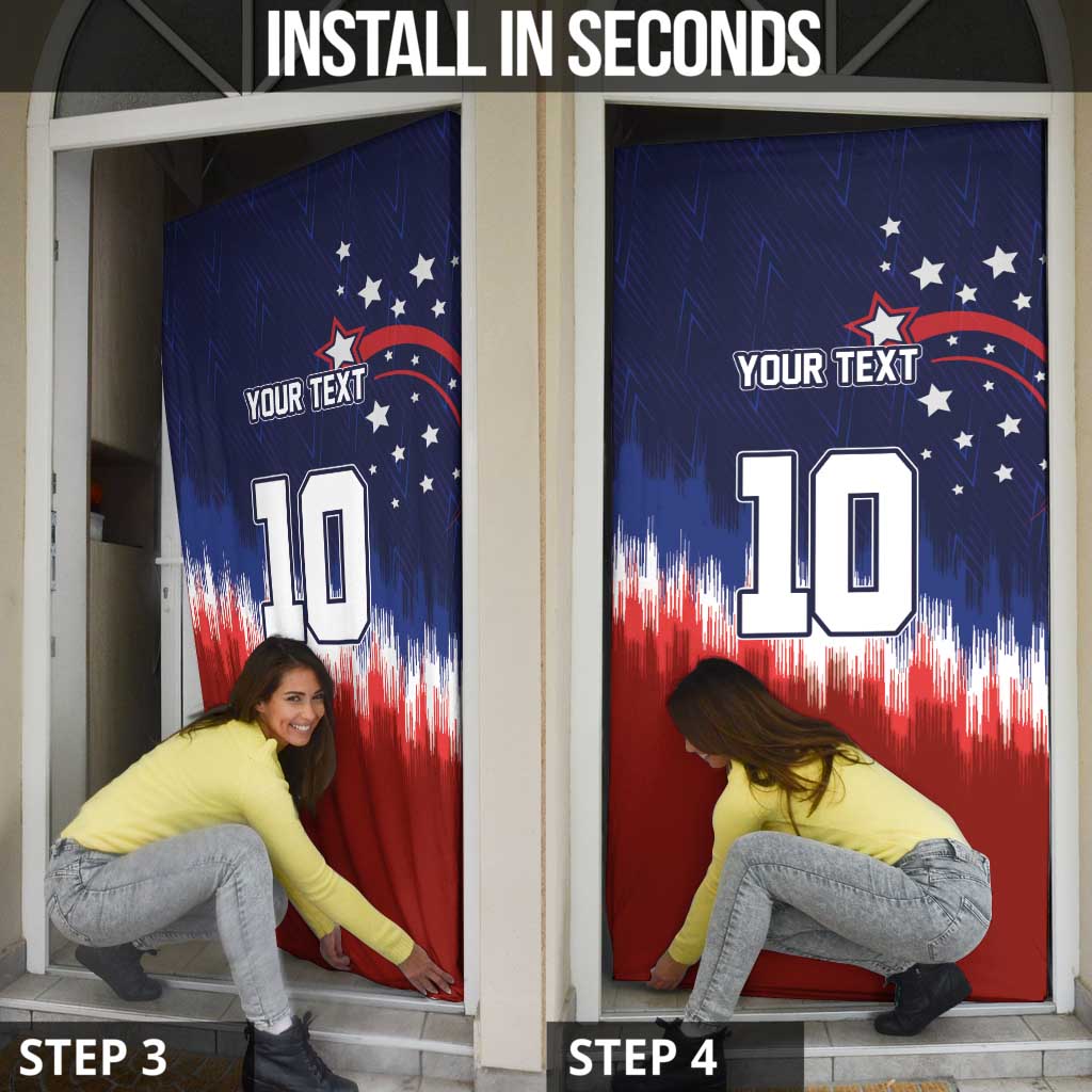 Custom Rugby USA Door Cover American Icon - Wonder Print Shop