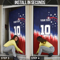 Custom Rugby USA Door Cover American Icon - Wonder Print Shop