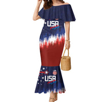 Custom Rugby USA Family Matching Mermaid Dress and Hawaiian Shirt American Icon - Wonder Print Shop