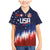 Custom Rugby USA Family Matching Mermaid Dress and Hawaiian Shirt American Icon - Wonder Print Shop