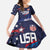 Custom Rugby USA Family Matching Tank Maxi Dress and Hawaiian Shirt American Icon - Wonder Print Shop
