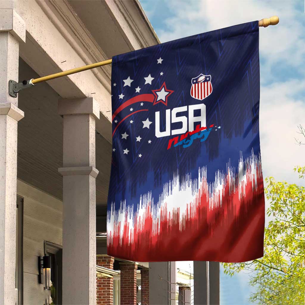 Rugby USA Garden Flag American Icon - Wonder Print Shop