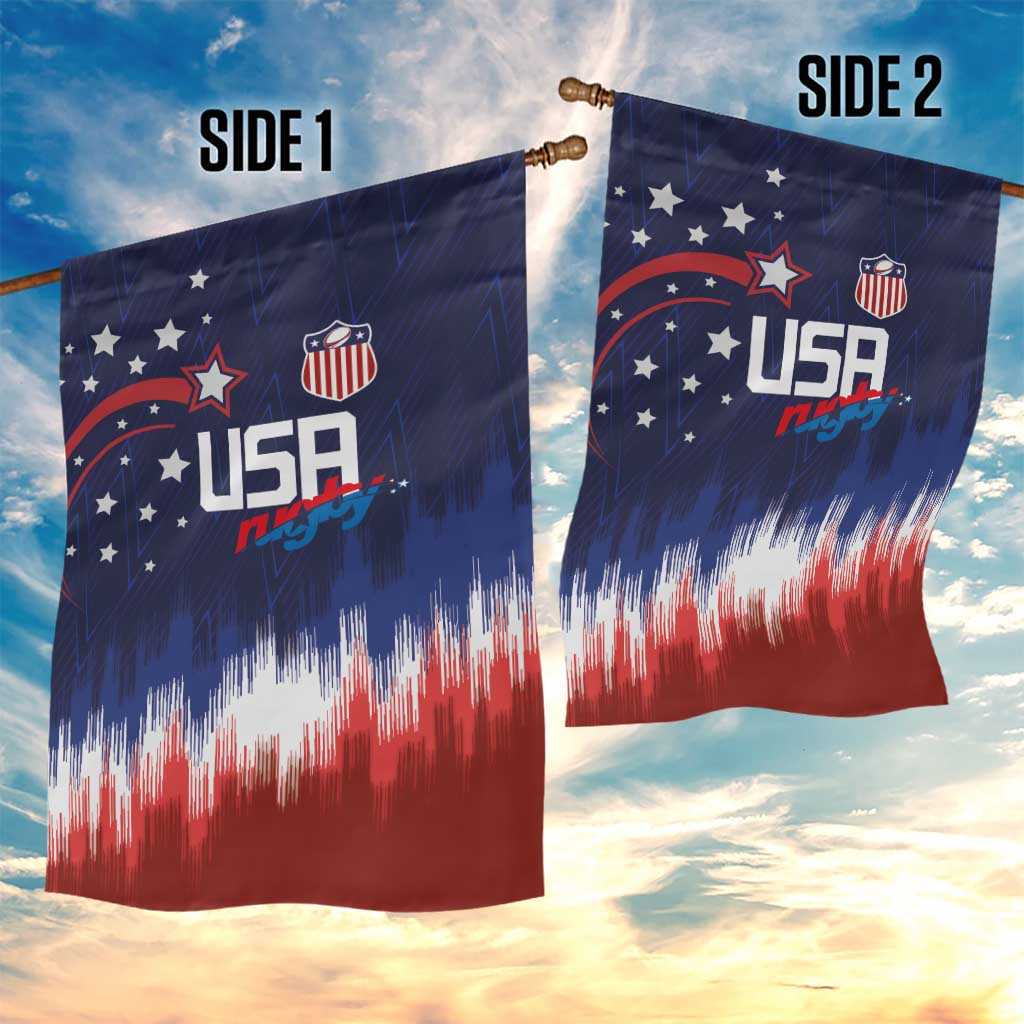 Rugby USA Garden Flag American Icon - Wonder Print Shop