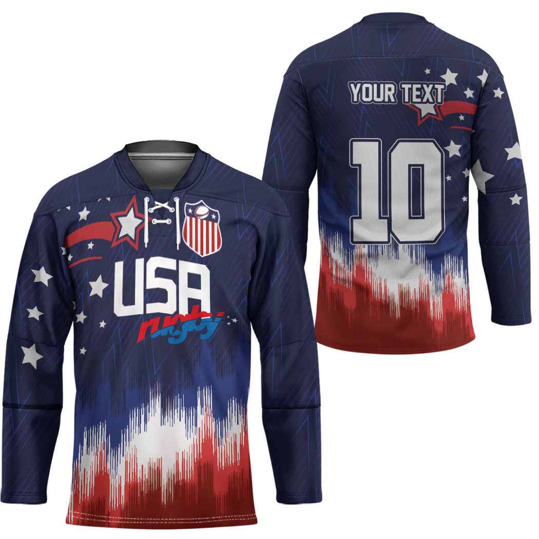 Custom Rugby USA Hockey Jersey American Icon - Wonder Print Shop