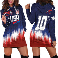 Custom Rugby USA Hoodie Dress American Icon - Wonder Print Shop