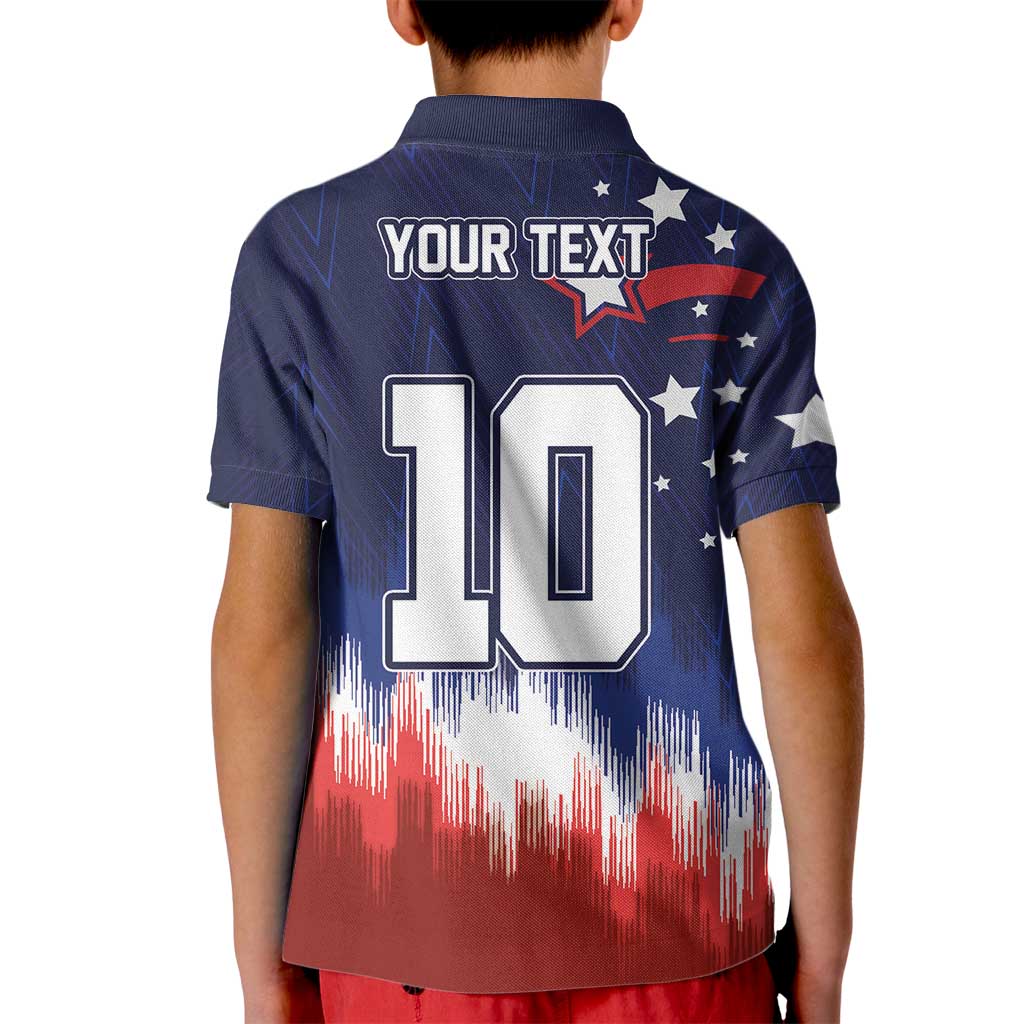 Custom Rugby USA Kid Polo Shirt American Icon - Wonder Print Shop
