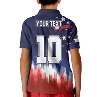 Custom Rugby USA Kid Polo Shirt American Icon - Wonder Print Shop