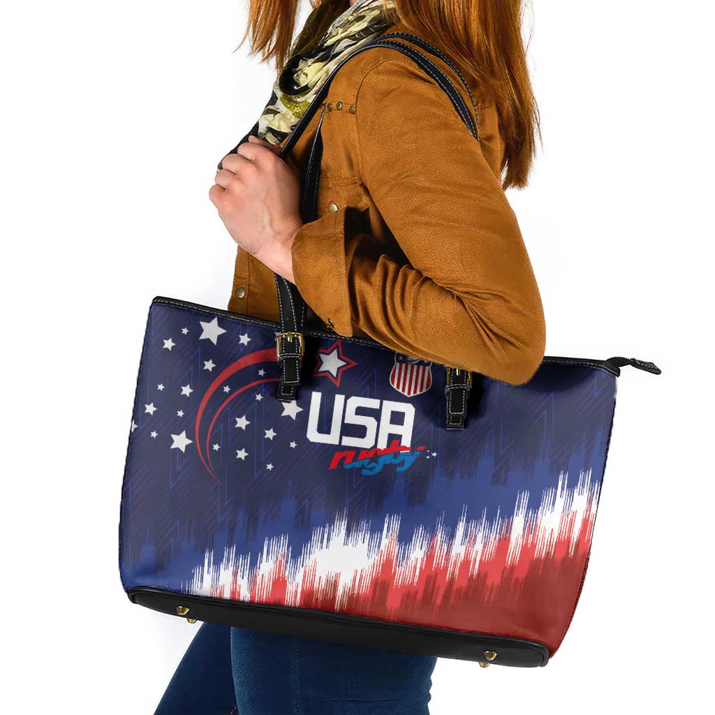 Rugby USA Leather Tote Bag American Icon - Wonder Print Shop