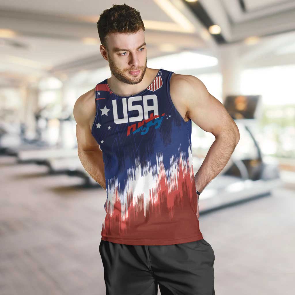 Custom Rugby USA Men Tank Top American Icon - Wonder Print Shop