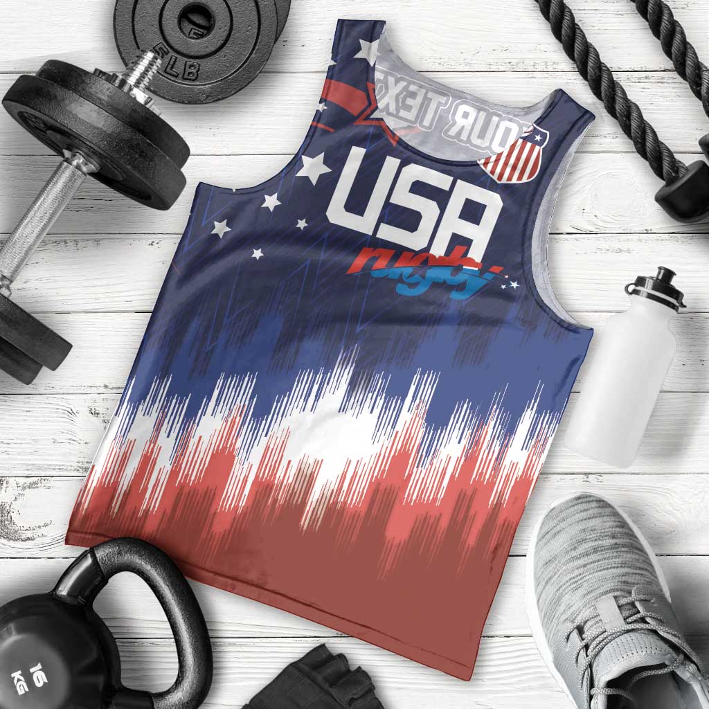 Custom Rugby USA Men Tank Top American Icon - Wonder Print Shop