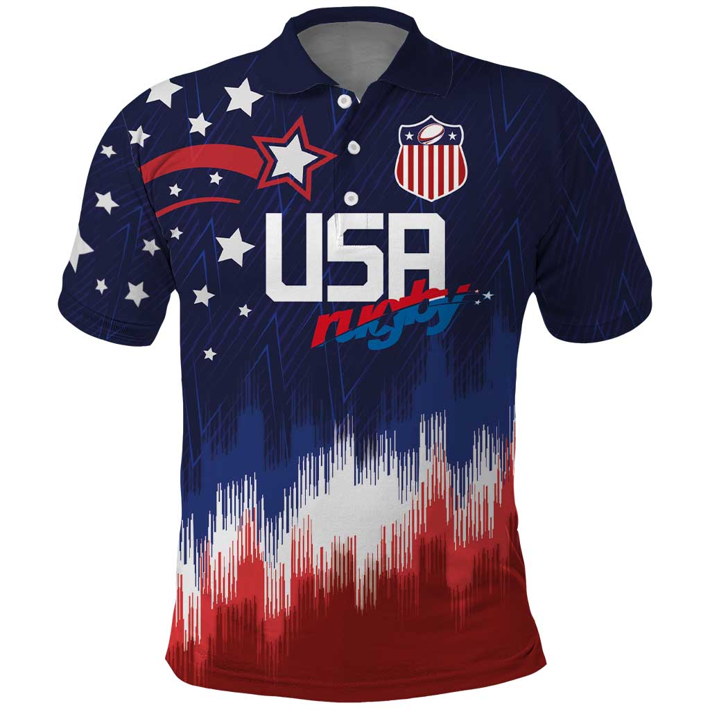 Custom Rugby USA Polo Shirt American Icon - Wonder Print Shop