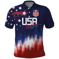 Custom Rugby USA Polo Shirt American Icon - Wonder Print Shop