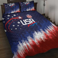 Rugby USA Quilt Bed Set American Icon - Wonder Print Shop