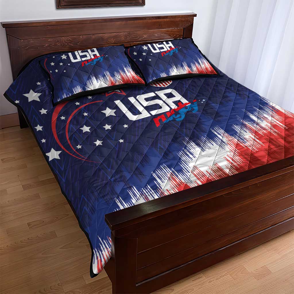 Rugby USA Quilt Bed Set American Icon - Wonder Print Shop