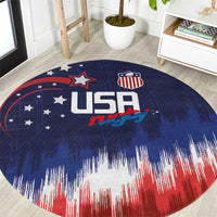 Rugby USA Round Carpet American Icon - Wonder Print Shop