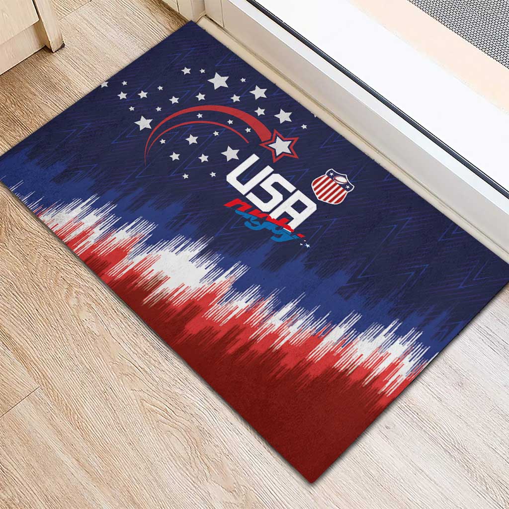 Rugby USA Rubber Doormat American Icon - Wonder Print Shop