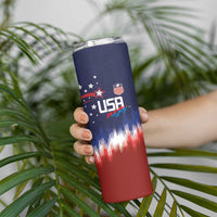 Custom Rugby USA Skinny Tumbler American Icon - Wonder Print Shop