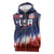 Custom Rugby USA Sleeveless Zip Hoodie American Icon - Wonder Print Shop
