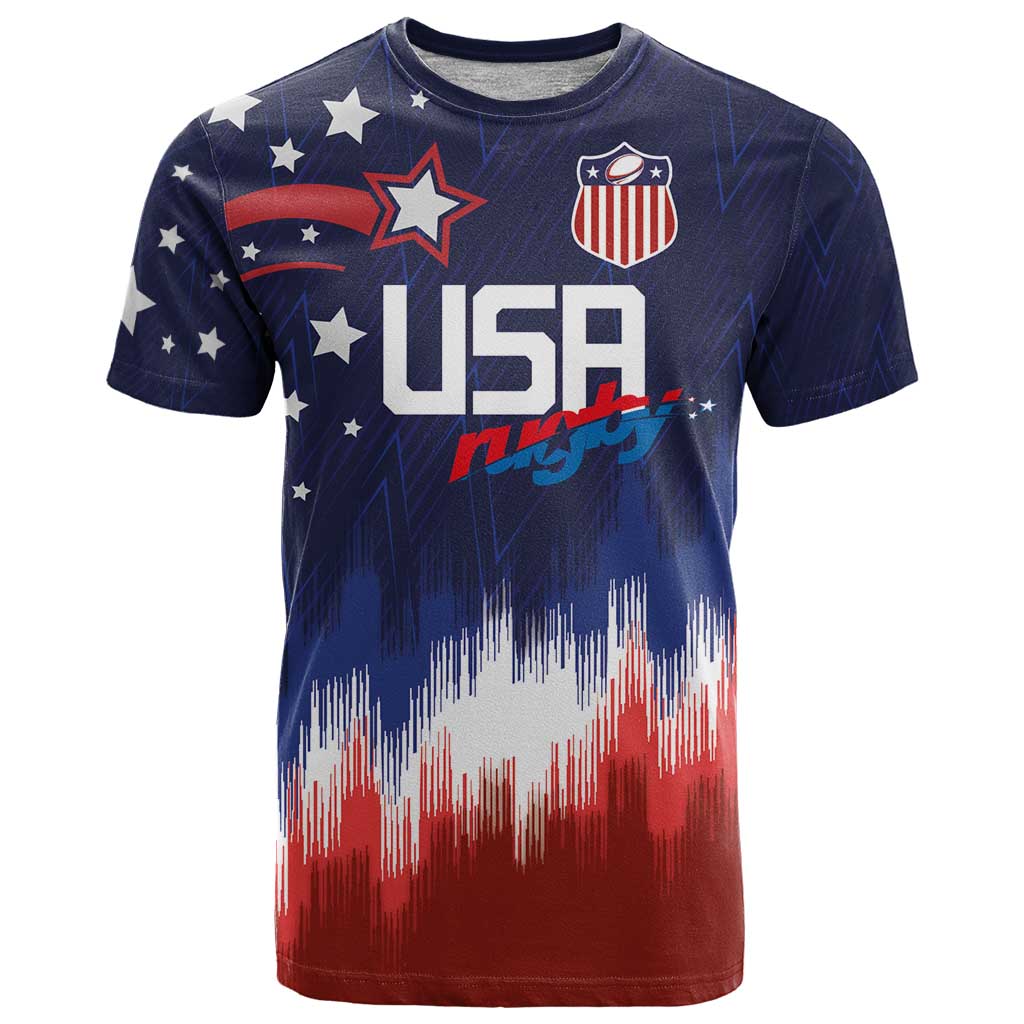 Custom Rugby USA T Shirt American Icon - Wonder Print Shop