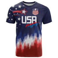 Custom Rugby USA T Shirt American Icon - Wonder Print Shop
