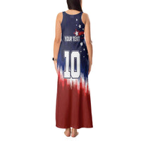 Custom Rugby USA Tank Maxi Dress American Icon - Wonder Print Shop