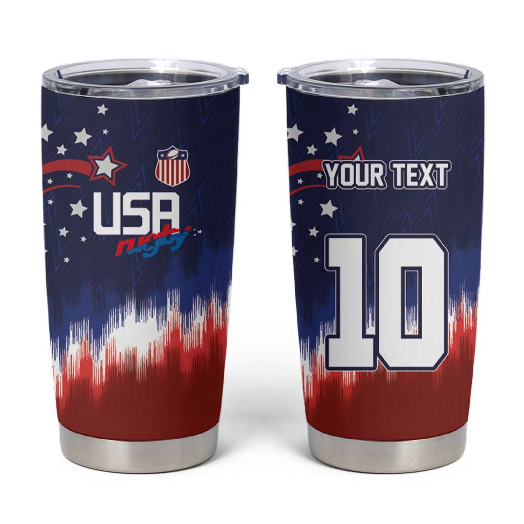 Custom Rugby USA Tumbler Cup American Icon - Wonder Print Shop