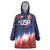 Custom Rugby USA Wearable Blanket Hoodie American Icon - Wonder Print Shop