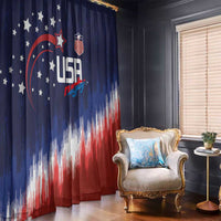 Rugby USA Window Curtain American Icon - Wonder Print Shop