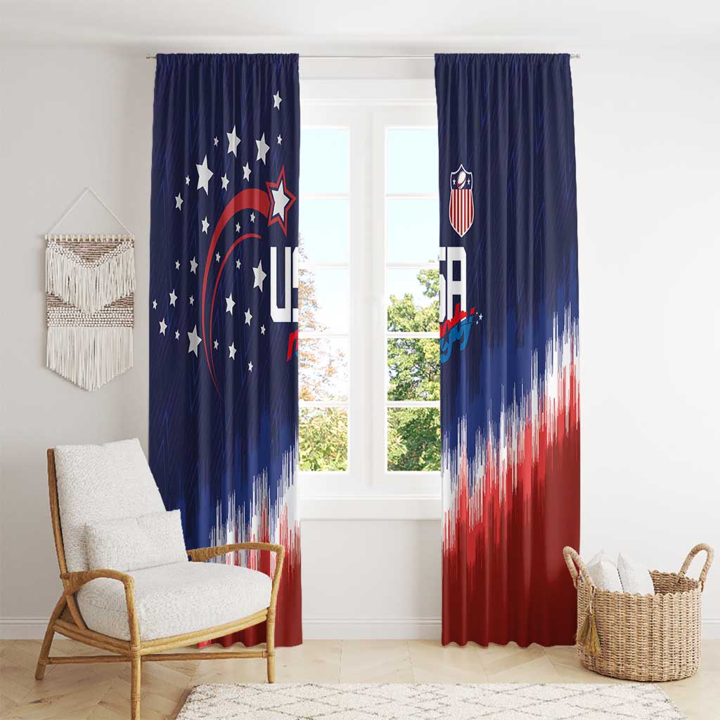 Rugby USA Window Curtain American Icon - Wonder Print Shop