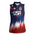 Custom Rugby USA Women Sleeveless Polo Shirt American Icon - Wonder Print Shop