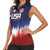 Custom Rugby USA Women Sleeveless Polo Shirt American Icon - Wonder Print Shop