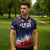 Custom Rugby USA Zipper Polo Shirt American Icon - Wonder Print Shop