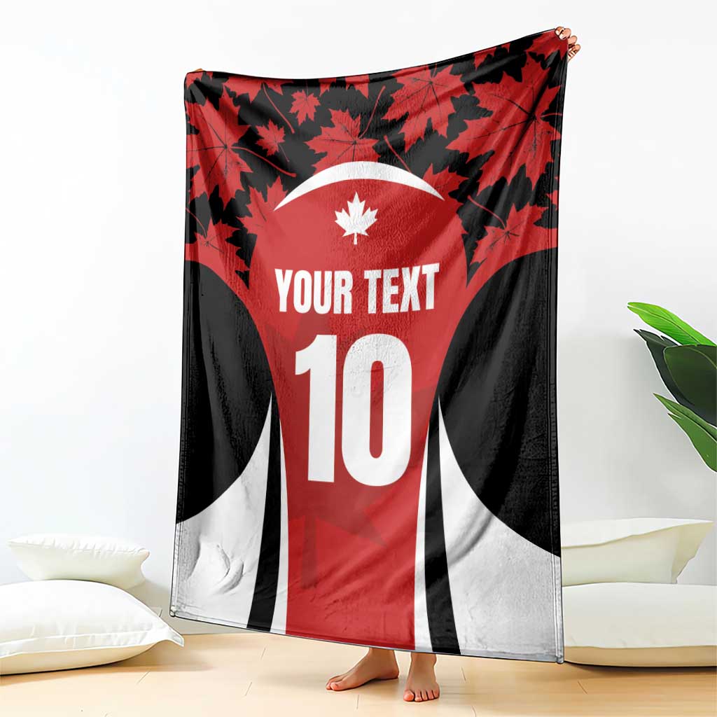 Custom Canada Pacific Rugby 2024 Blanket Maple Pattern Jersey