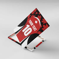 Custom Canada Pacific Rugby 2024 Canvas Wall Art Maple Pattern Jersey - Wonder Print Shop